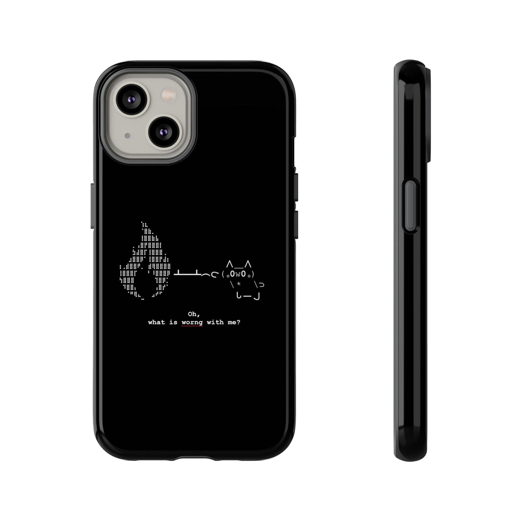 "Atrophy" ASCII Art Phonecase