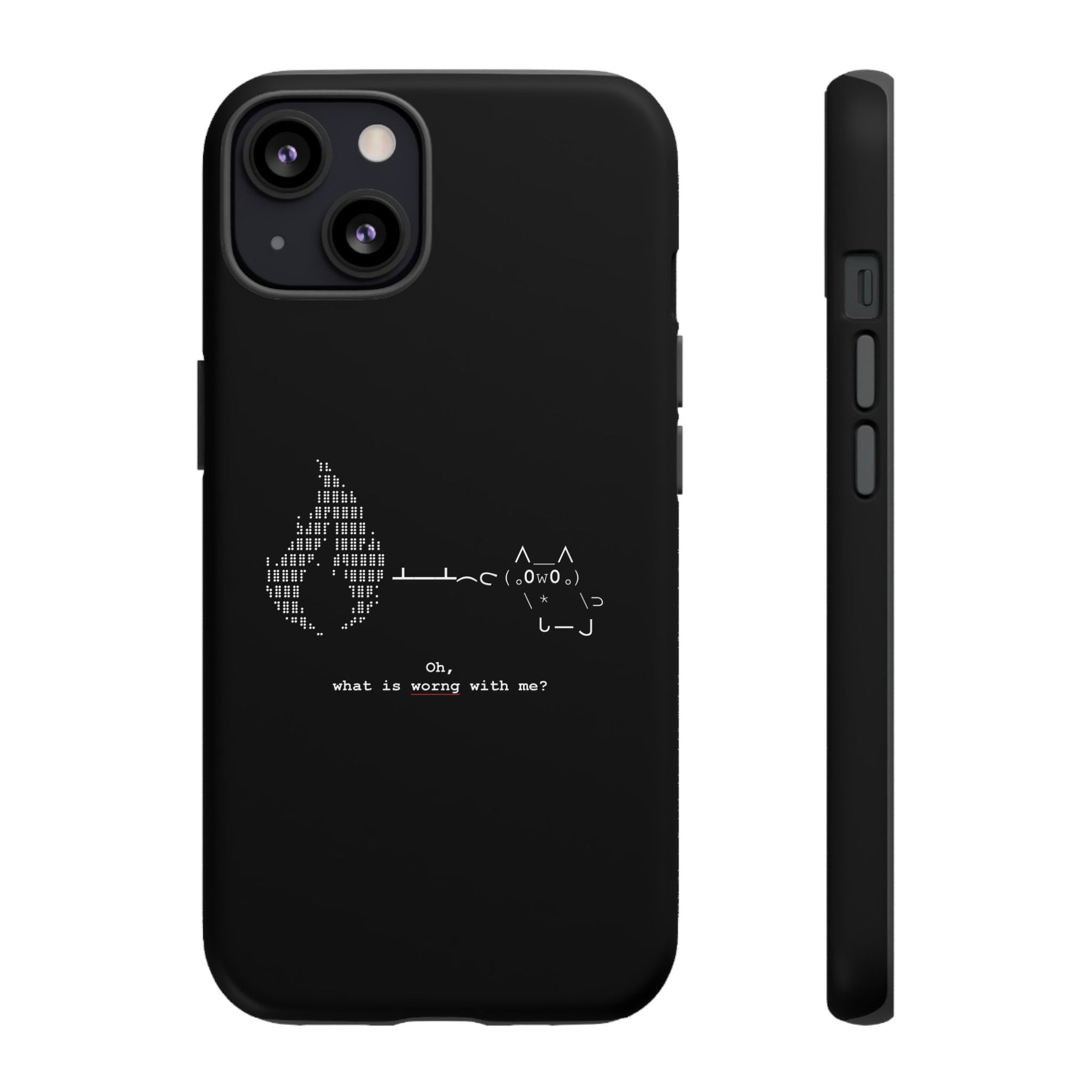"Atrophy" ASCII Art Phonecase