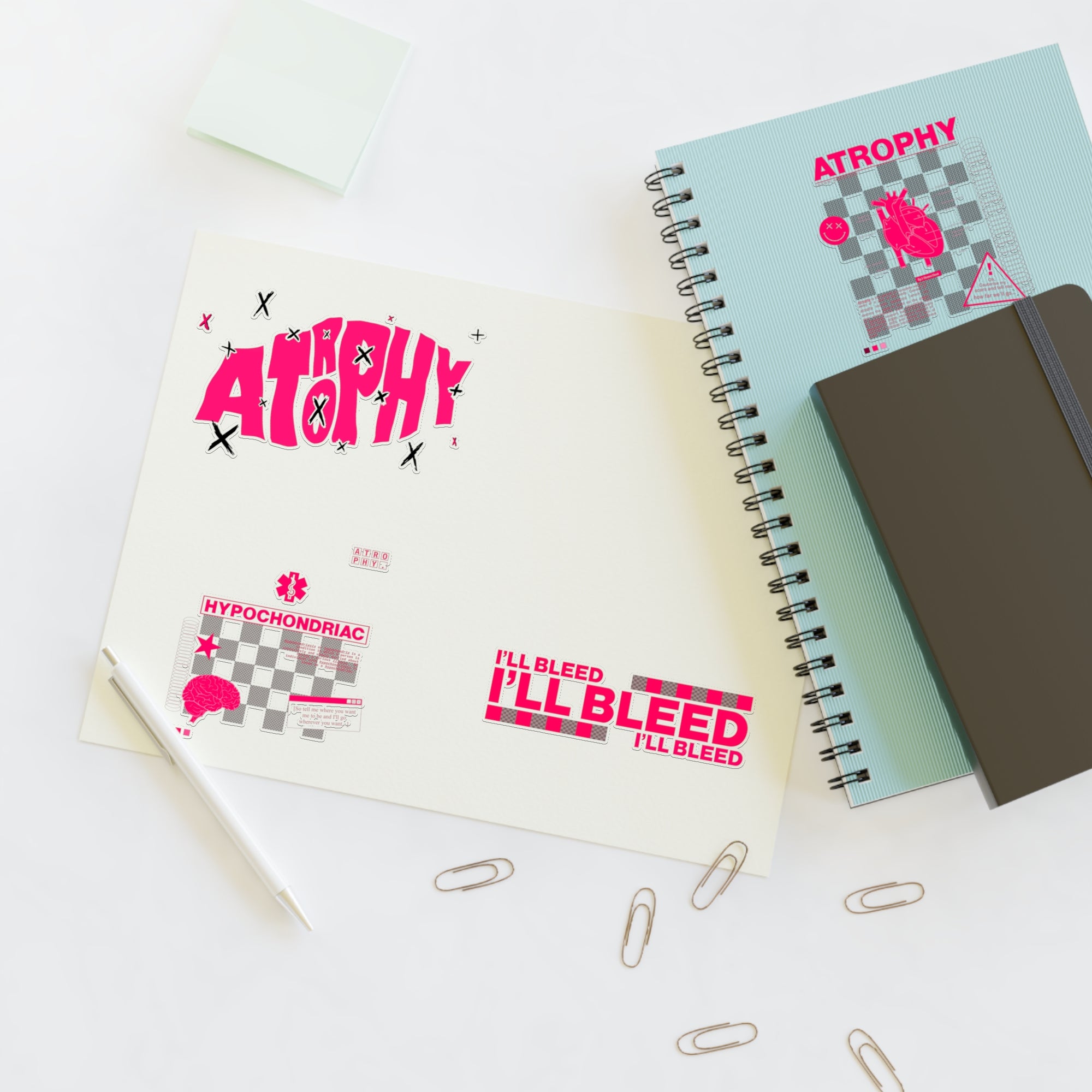 "Atrophy" Sticker Sheet