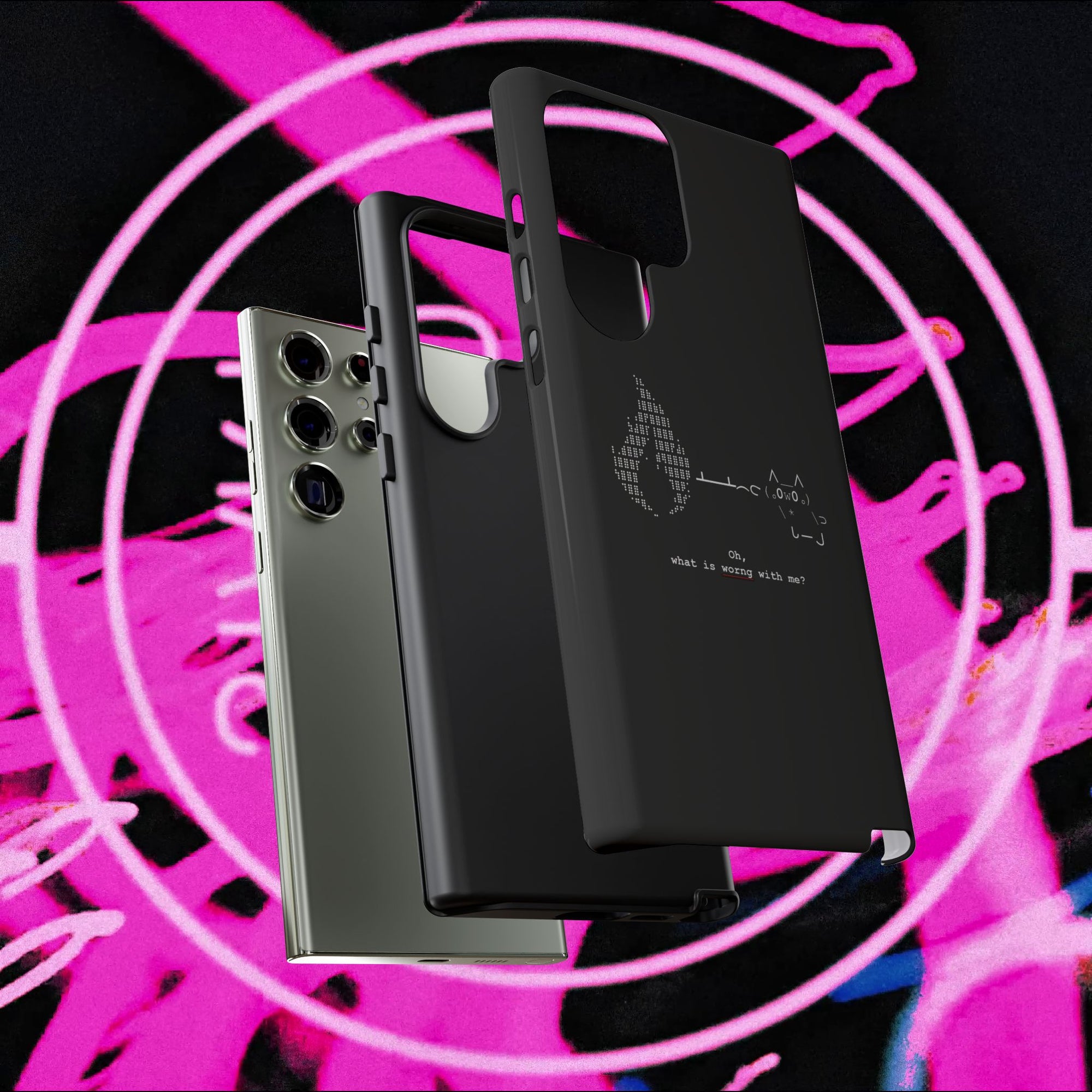 "Atrophy" ASCII Art Phonecase