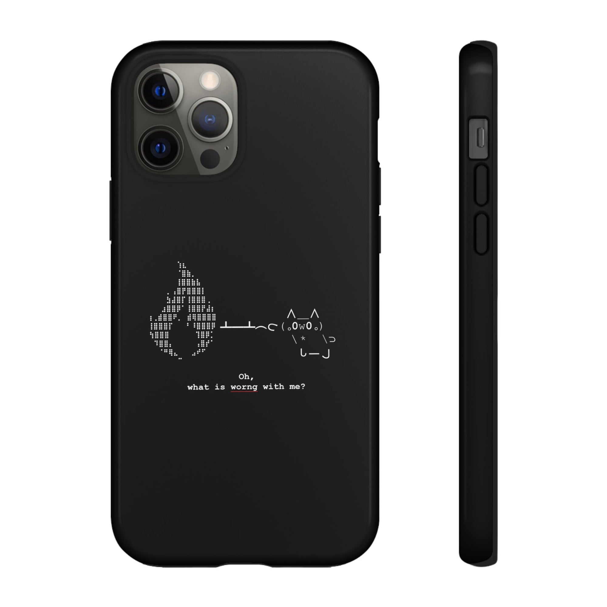 "Atrophy" ASCII Art Phonecase