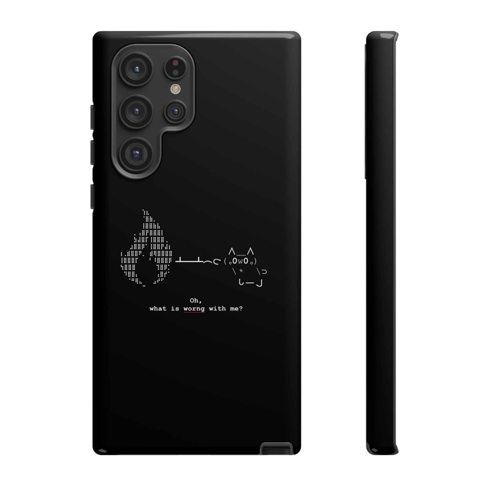 "Atrophy" ASCII Art Phonecase