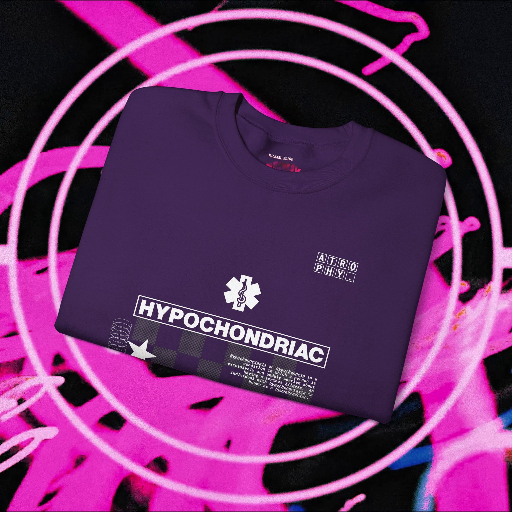 "Atrophy" Hypochondriac Brutalist Sweatshirt
