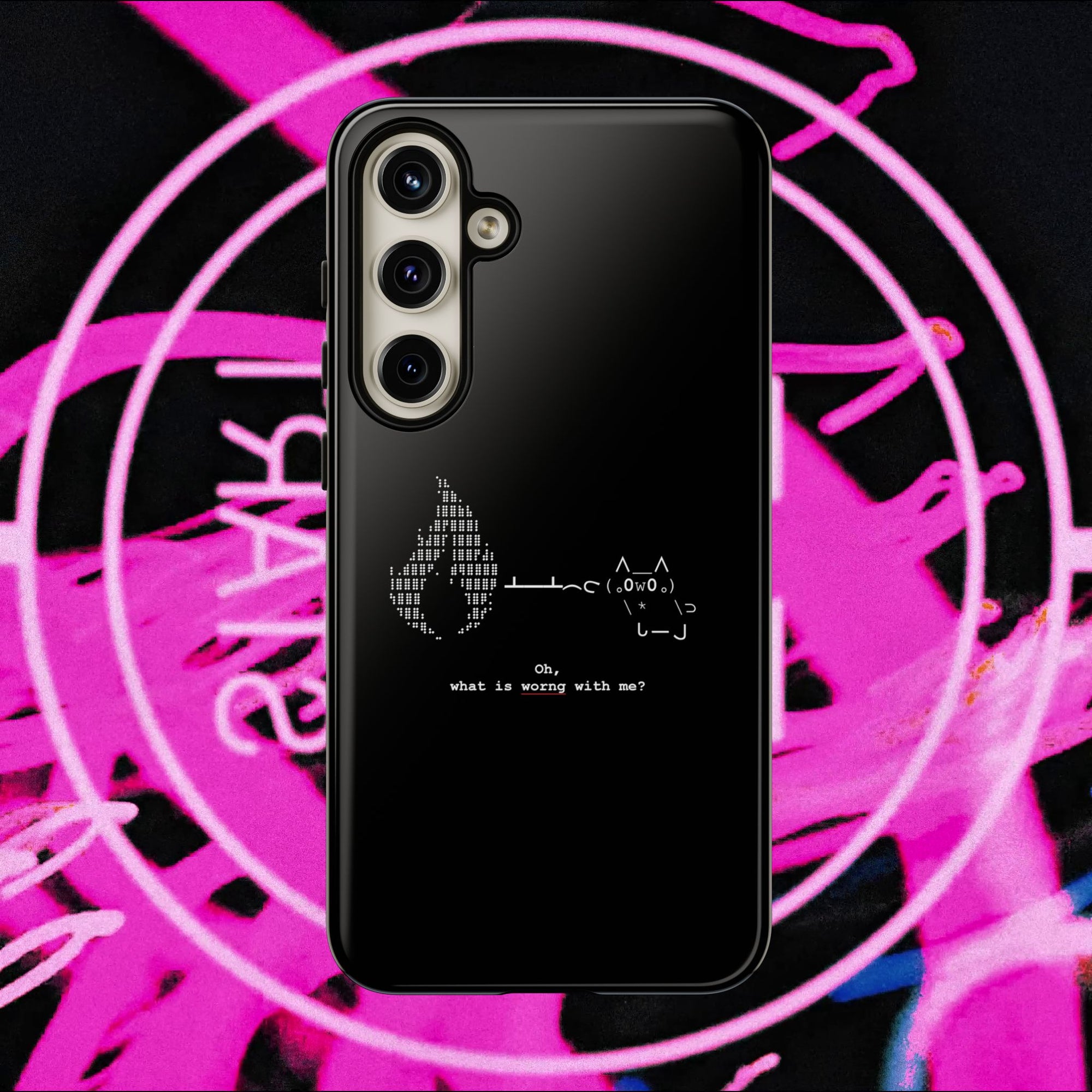 "Atrophy" ASCII Art Phonecase
