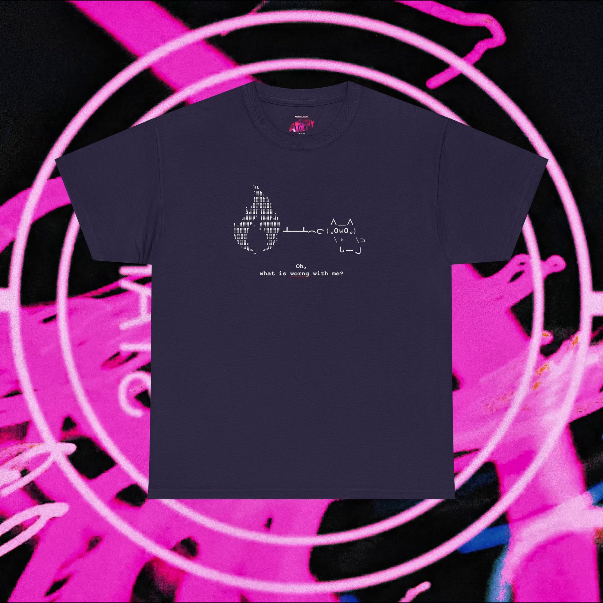 "Atrophy" ASCII Art T-Shirt