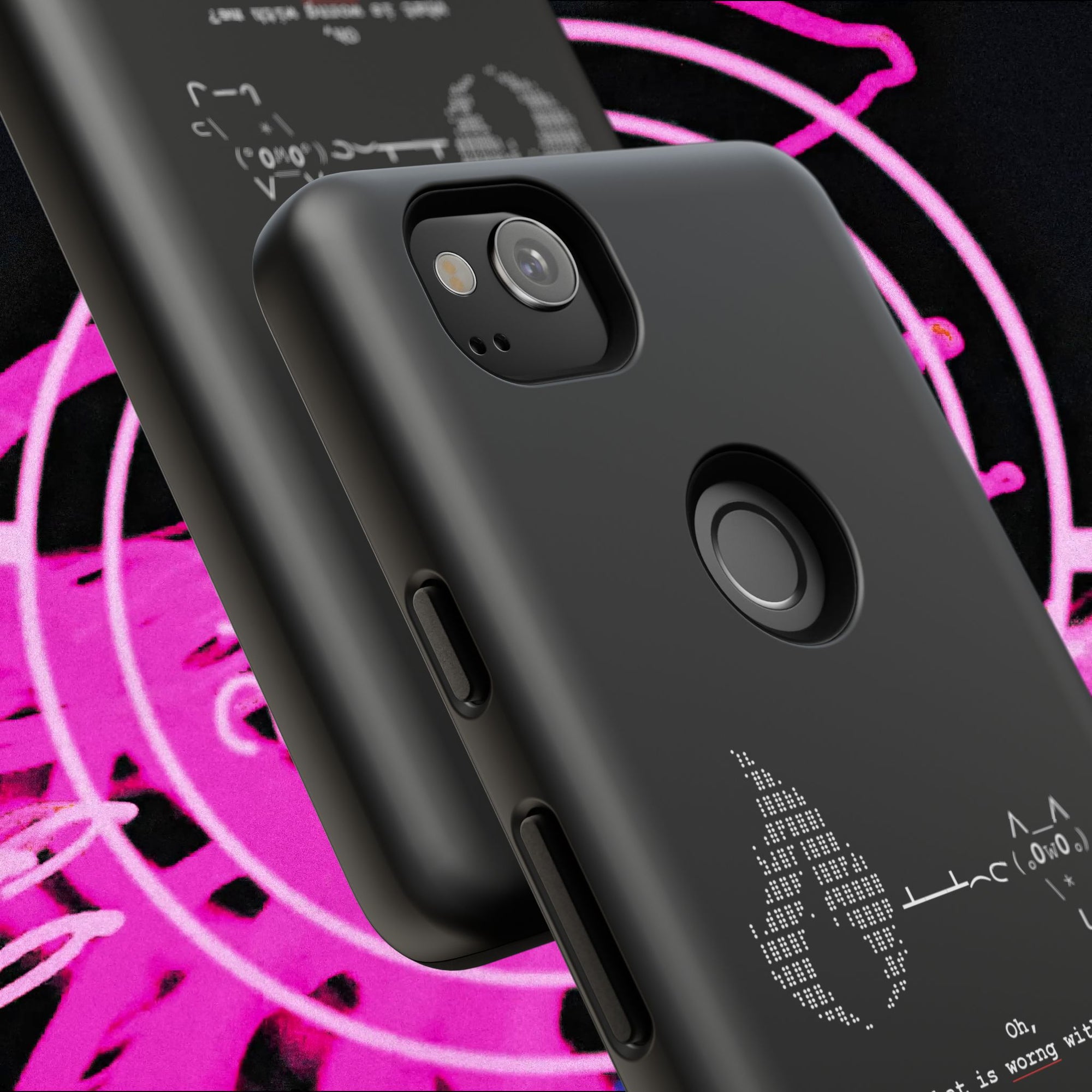 "Atrophy" ASCII Art Phonecase