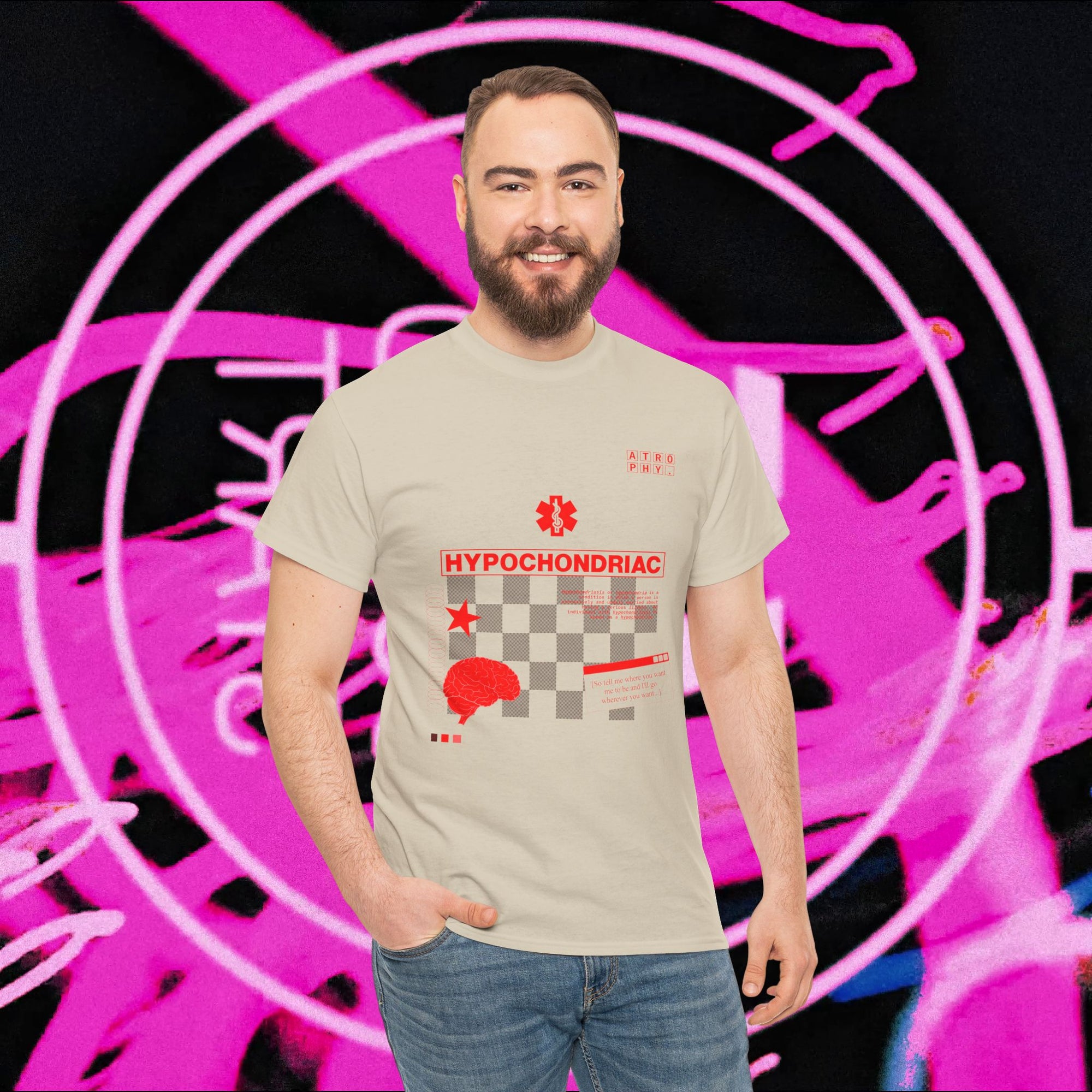 "Atrophy" Hypochondriac Brutalist T-Shirt