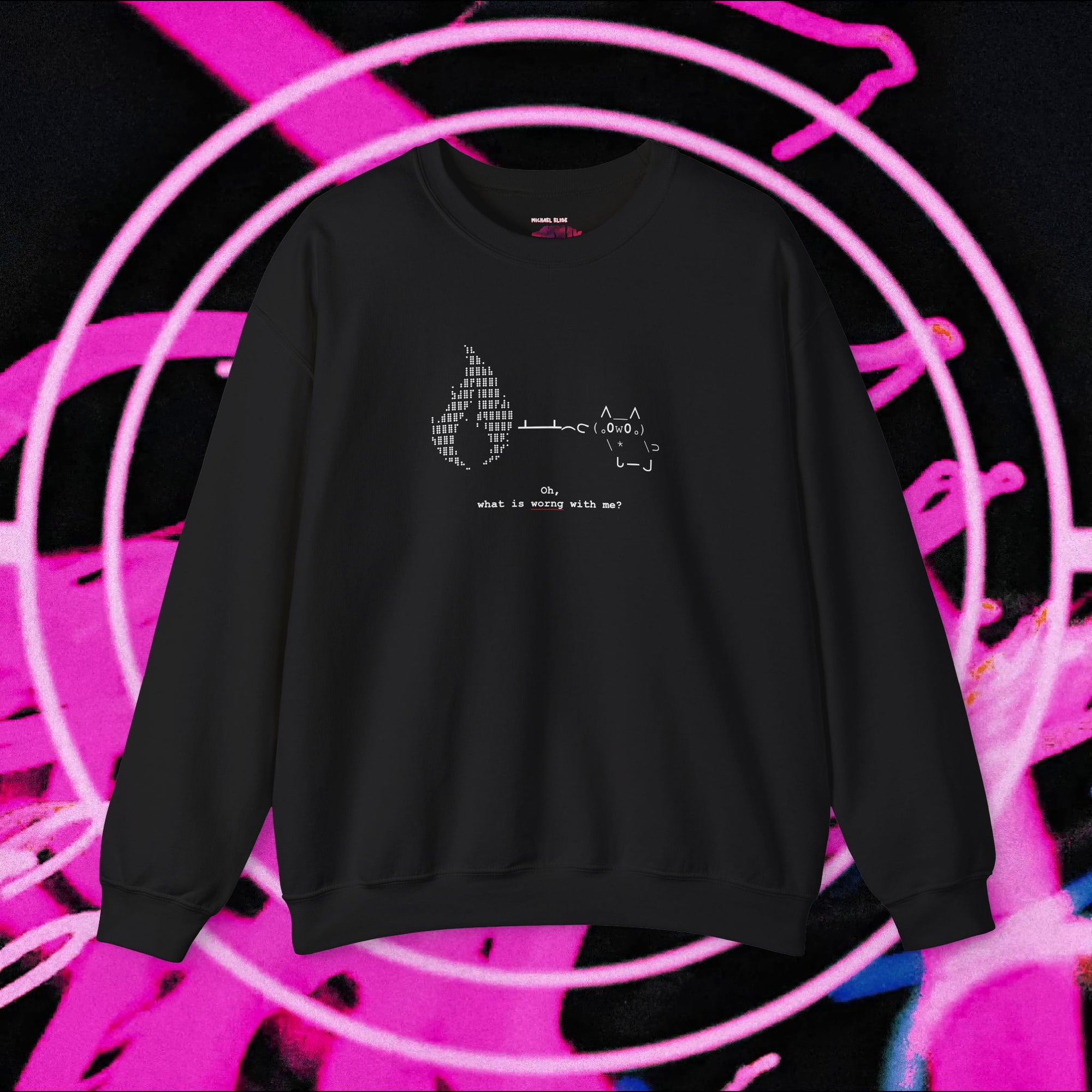 "Atrophy" ASCII Art Sweatshirt