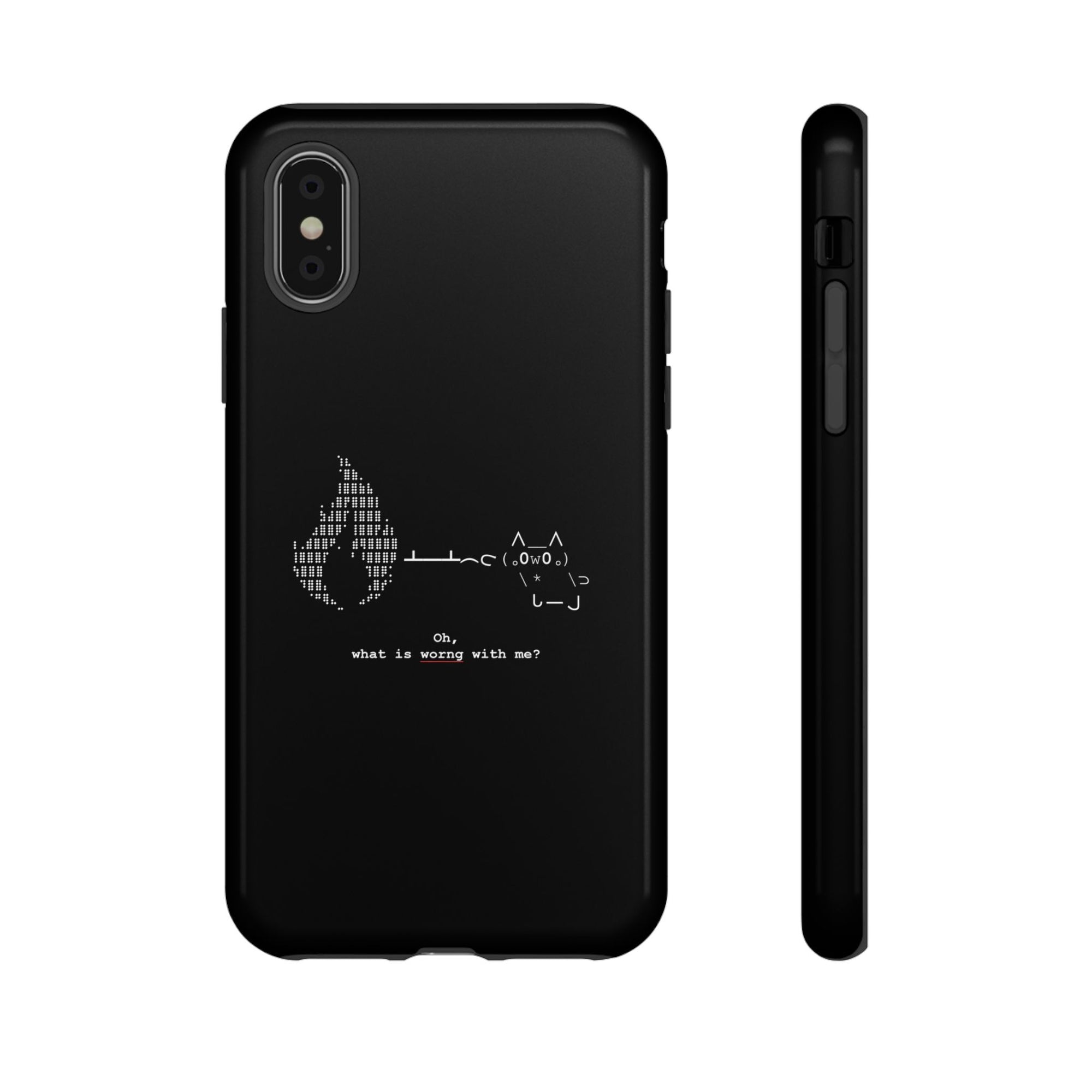 "Atrophy" ASCII Art Phonecase