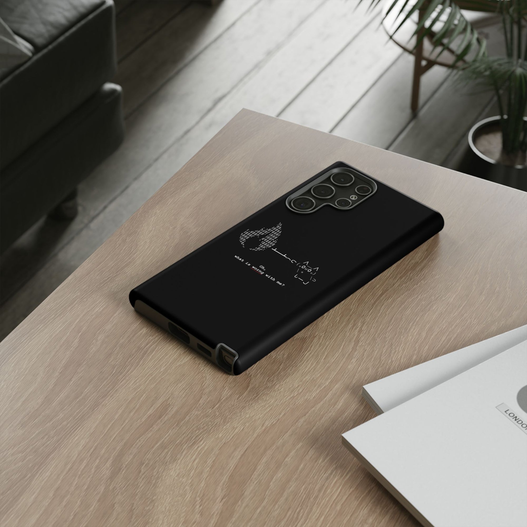 "Atrophy" ASCII Art Phonecase
