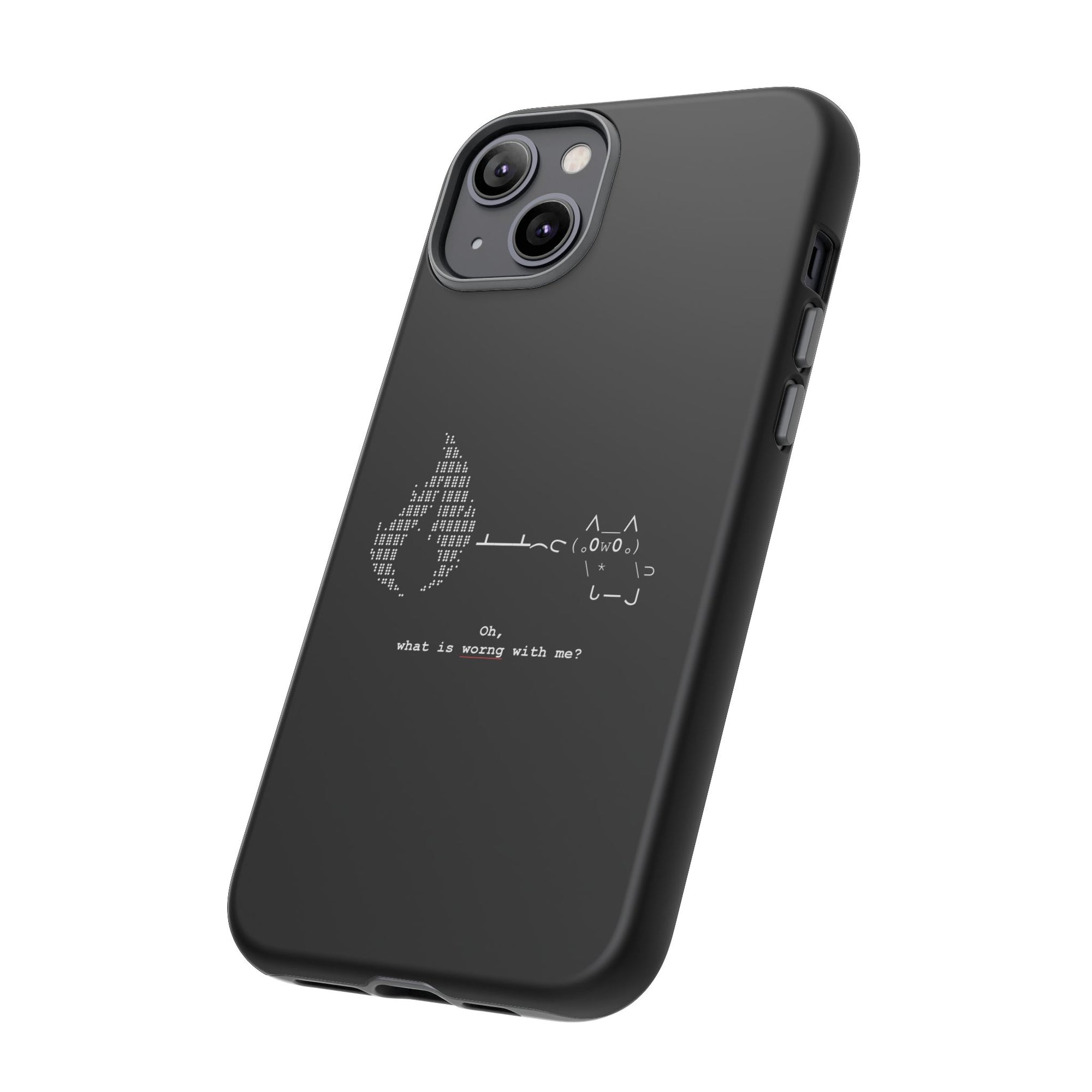 "Atrophy" ASCII Art Phonecase
