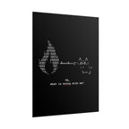 "Atrophy" ASCII Art Poster