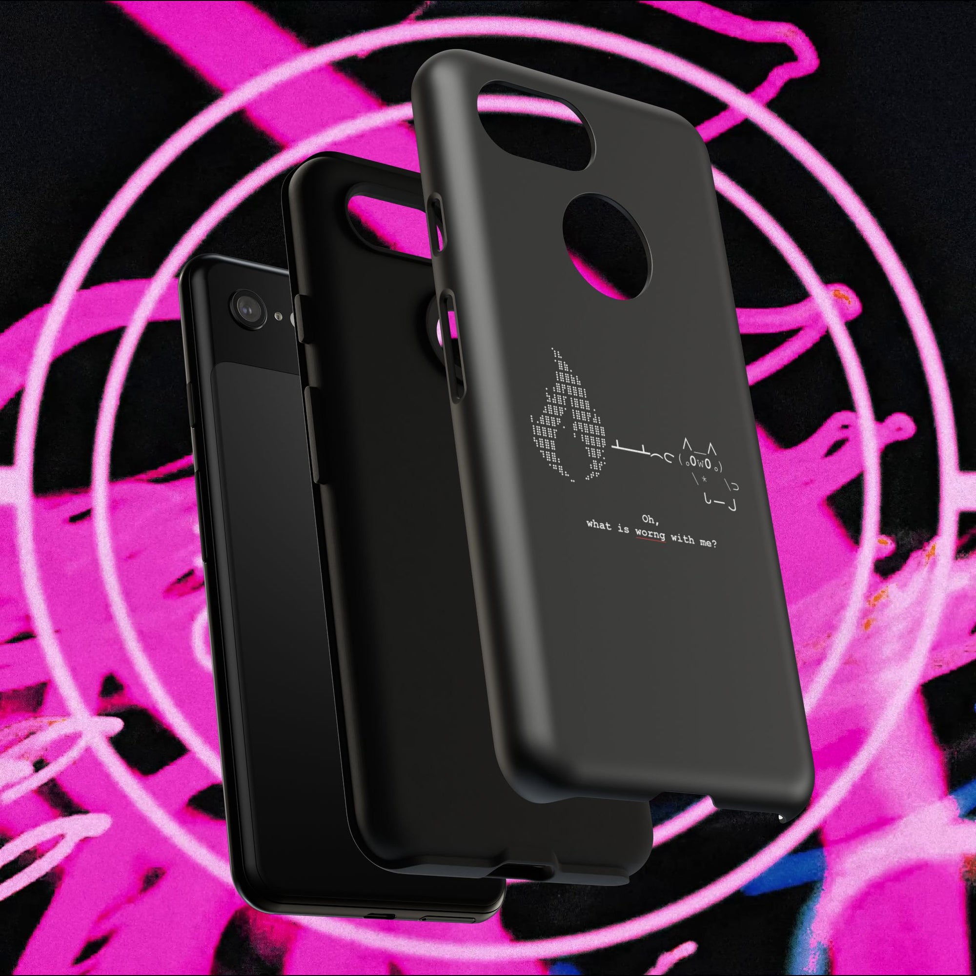 "Atrophy" ASCII Art Phonecase