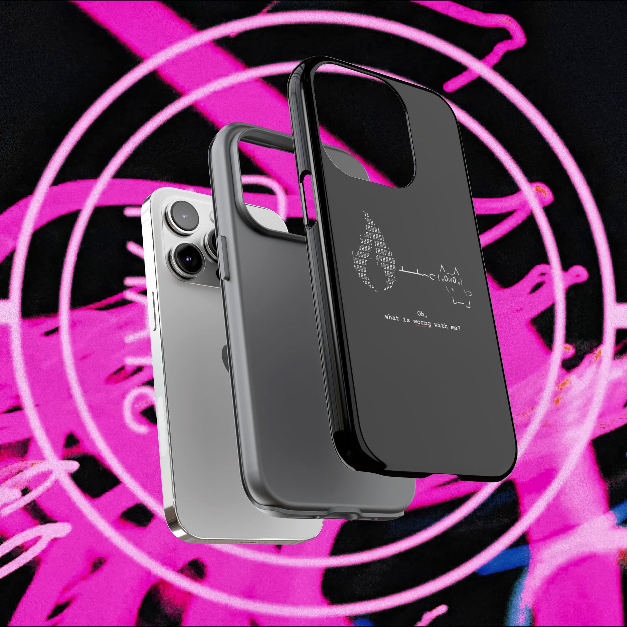 "Atrophy" ASCII Art Phonecase