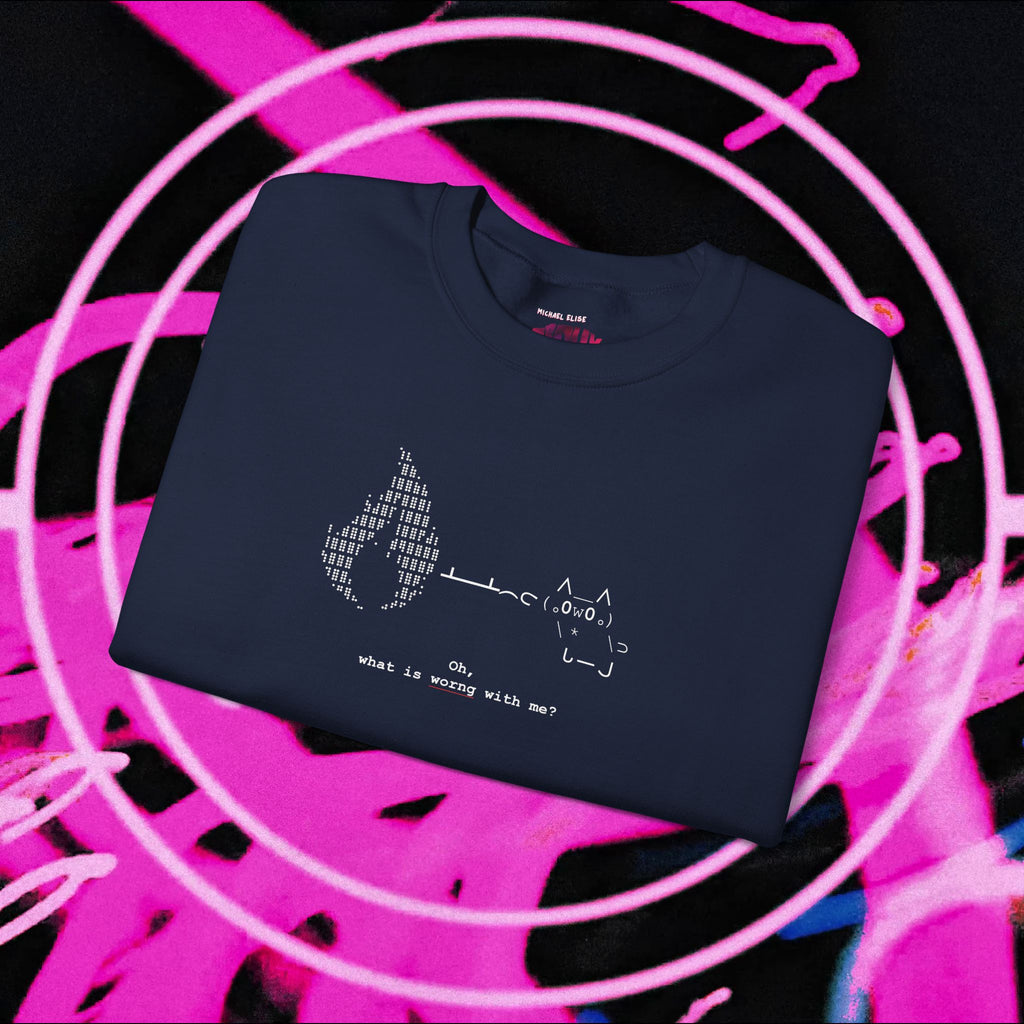 "Atrophy" ASCII Art Sweatshirt