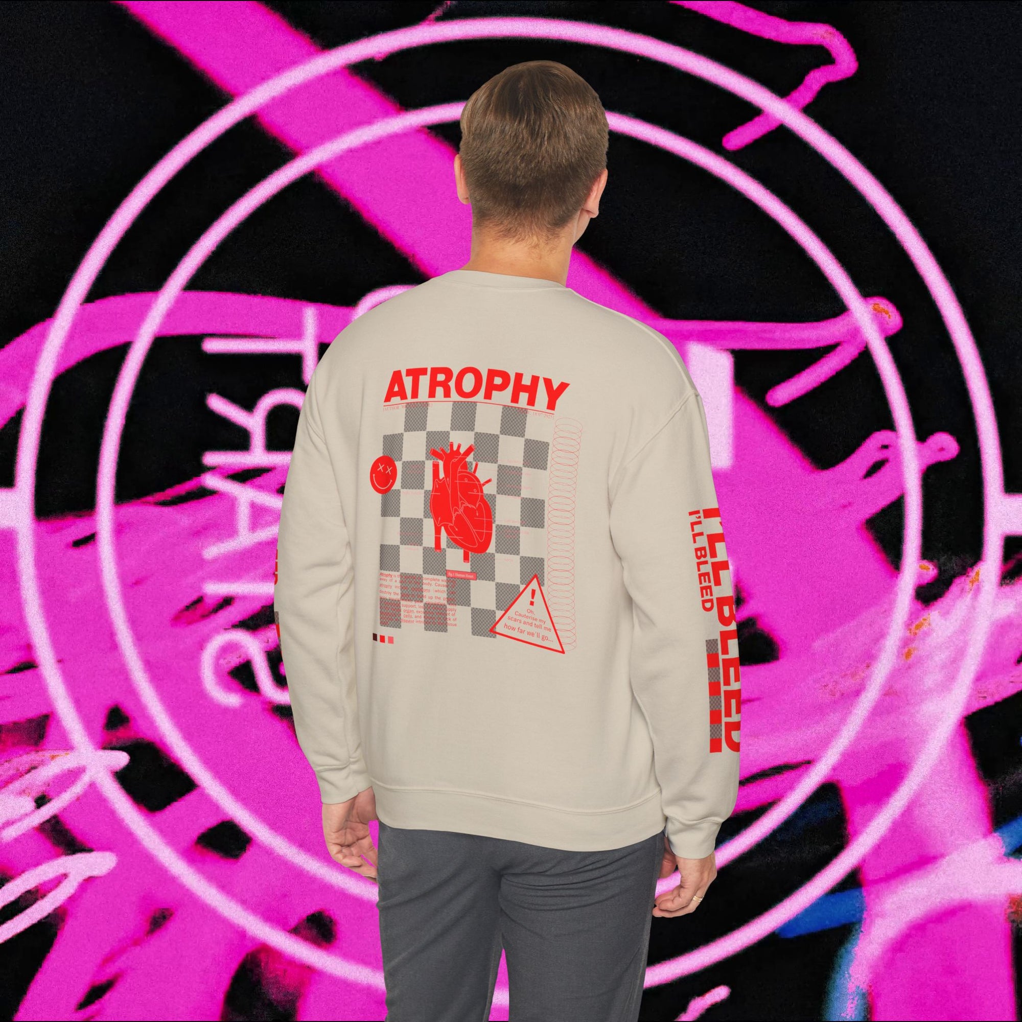 "Atrophy" Hypochondriac Brutalist Sweatshirt