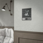“Never Fall For Her” Brutalist Poster (White)