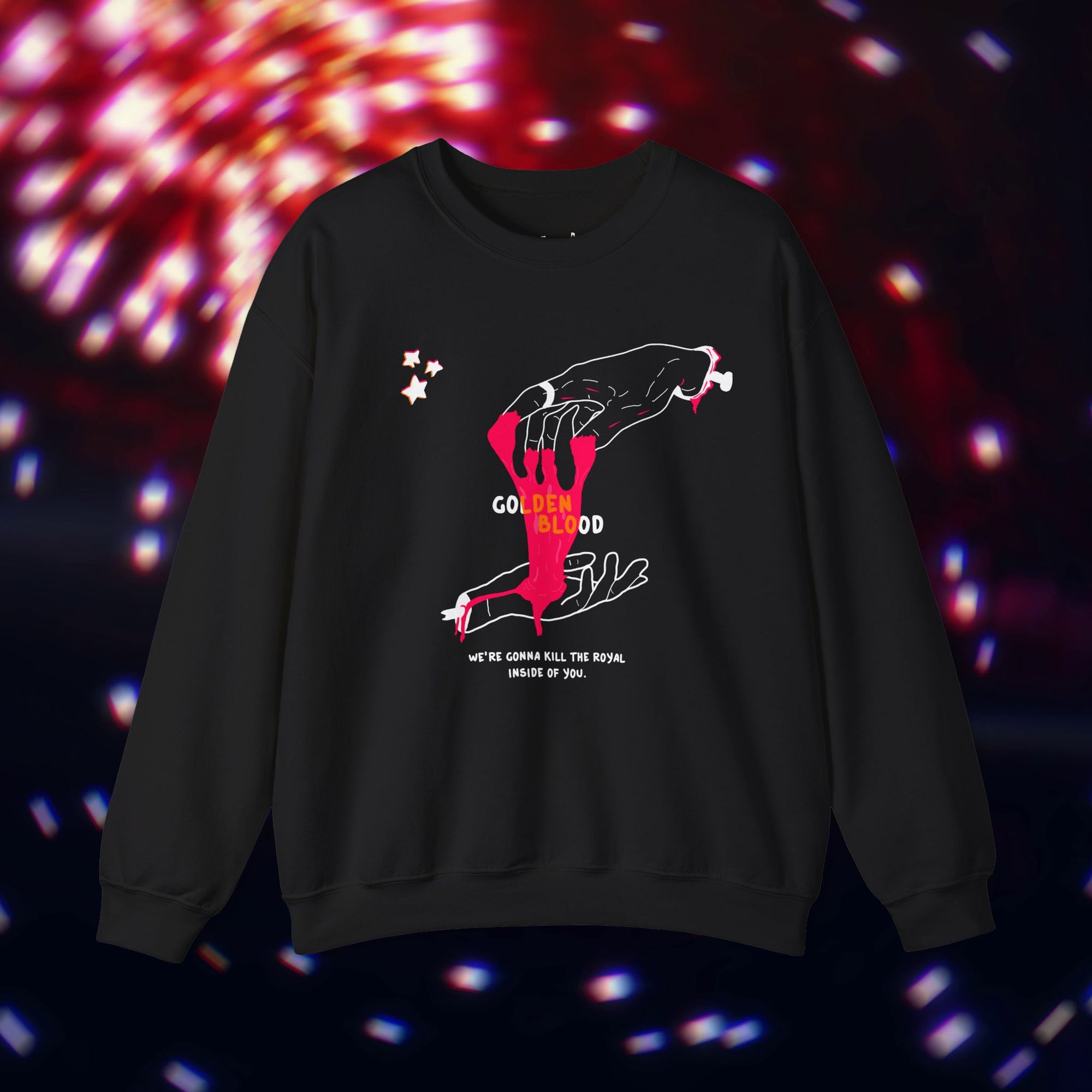 "Golden Blood" Severed Hands Sweater