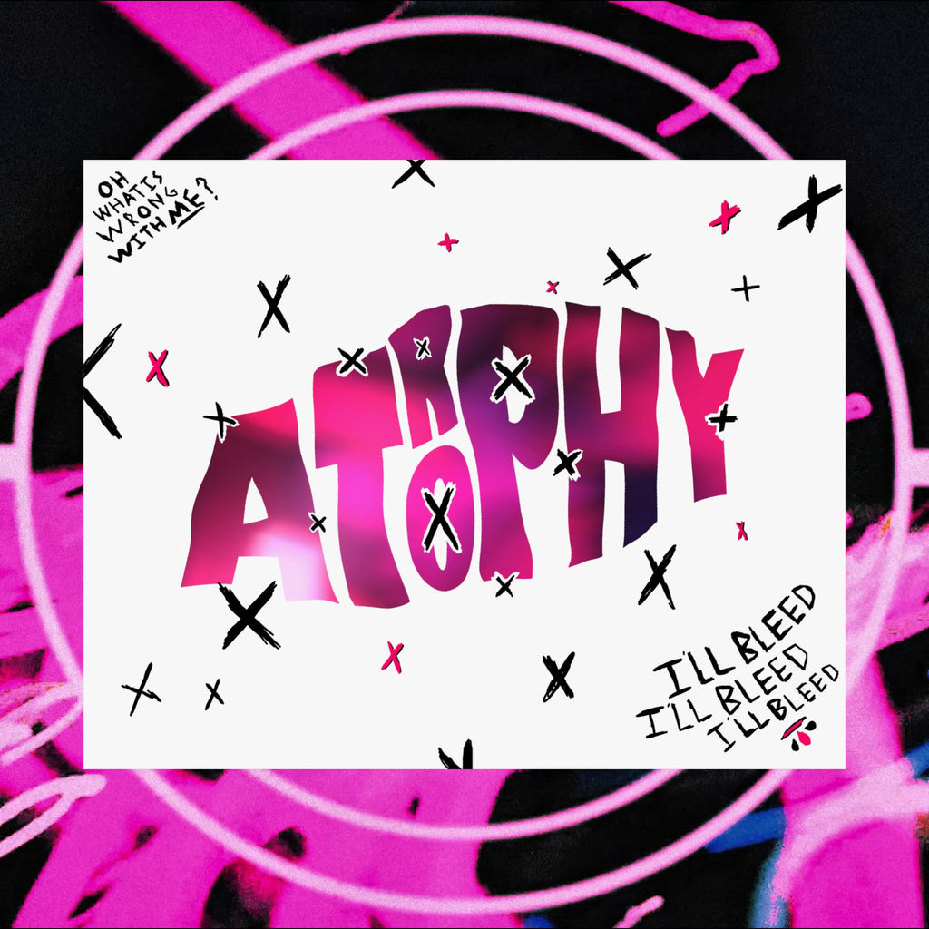 "Atrophy" X-Trophy Poster (White)