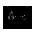 "Atrophy" ASCII Art Poster