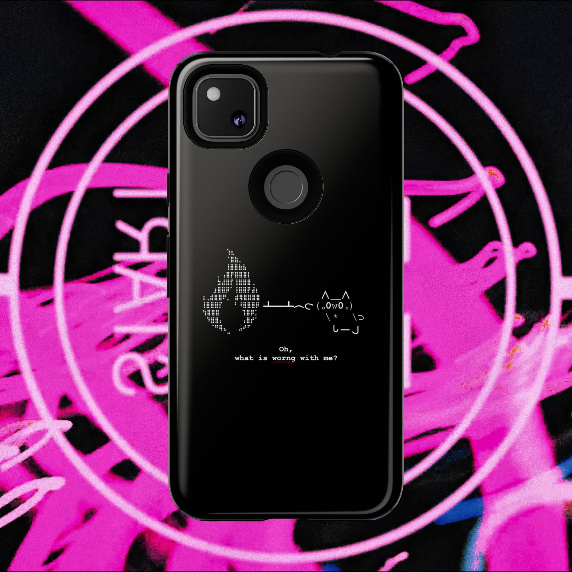 "Atrophy" ASCII Art Phonecase
