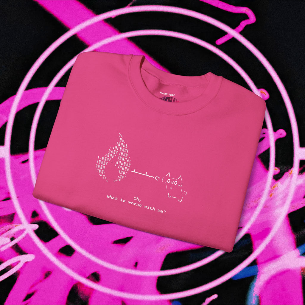 "Atrophy" ASCII Art Sweatshirt