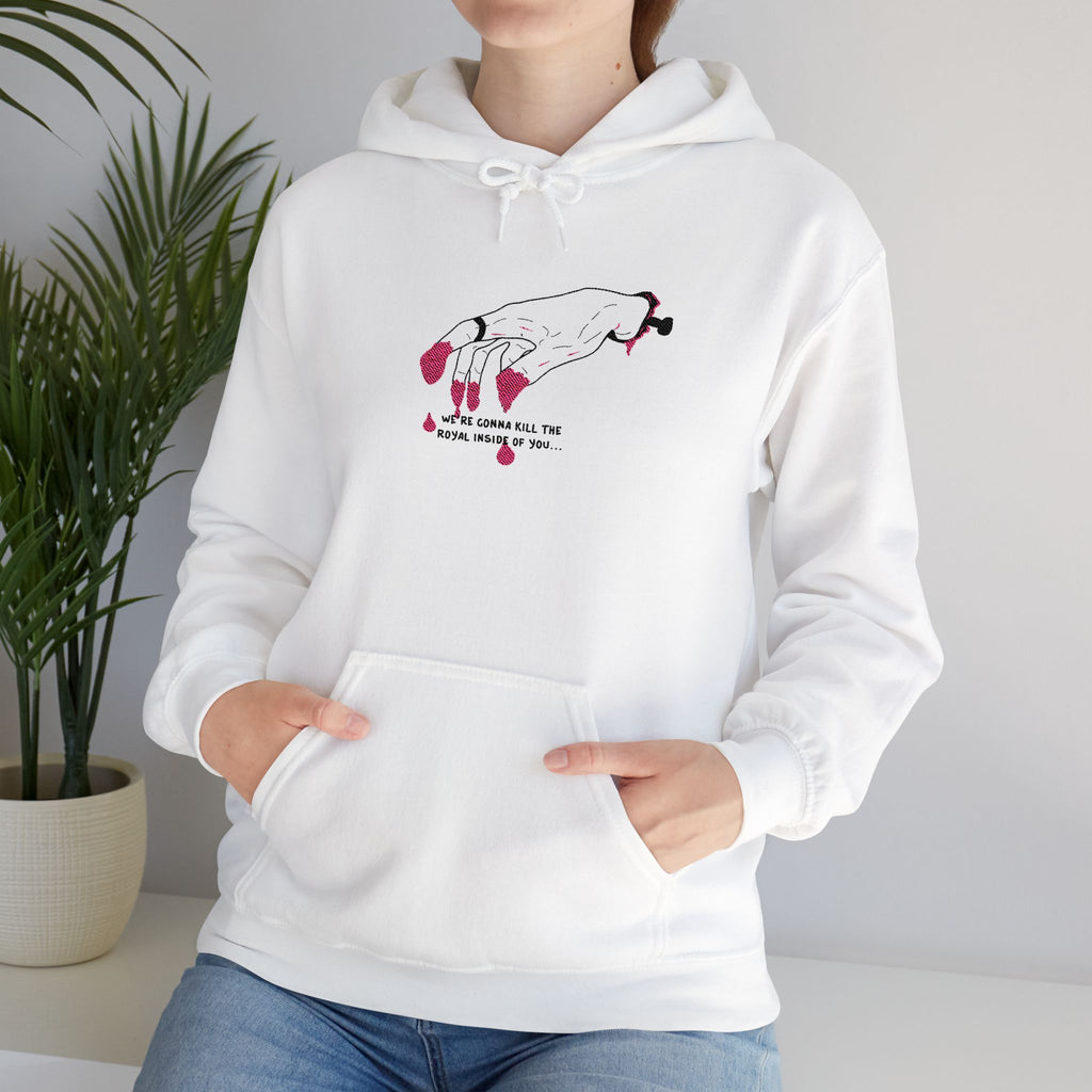 "Golden Blood" Kill The Royal Embroided Hoodie (Light Colours)