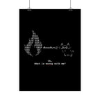 "Atrophy" ASCII Art Poster