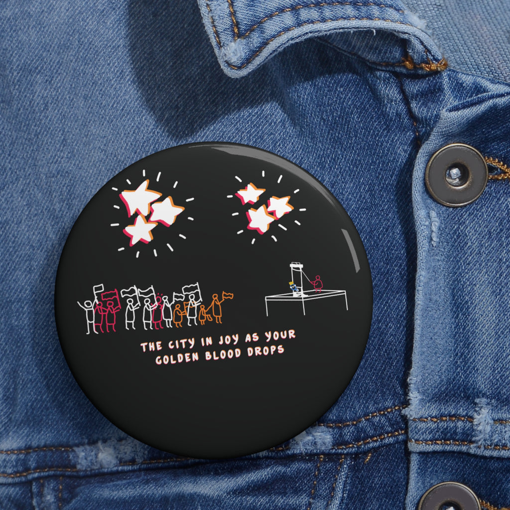 "Golden Blood" Coronation Day Pin