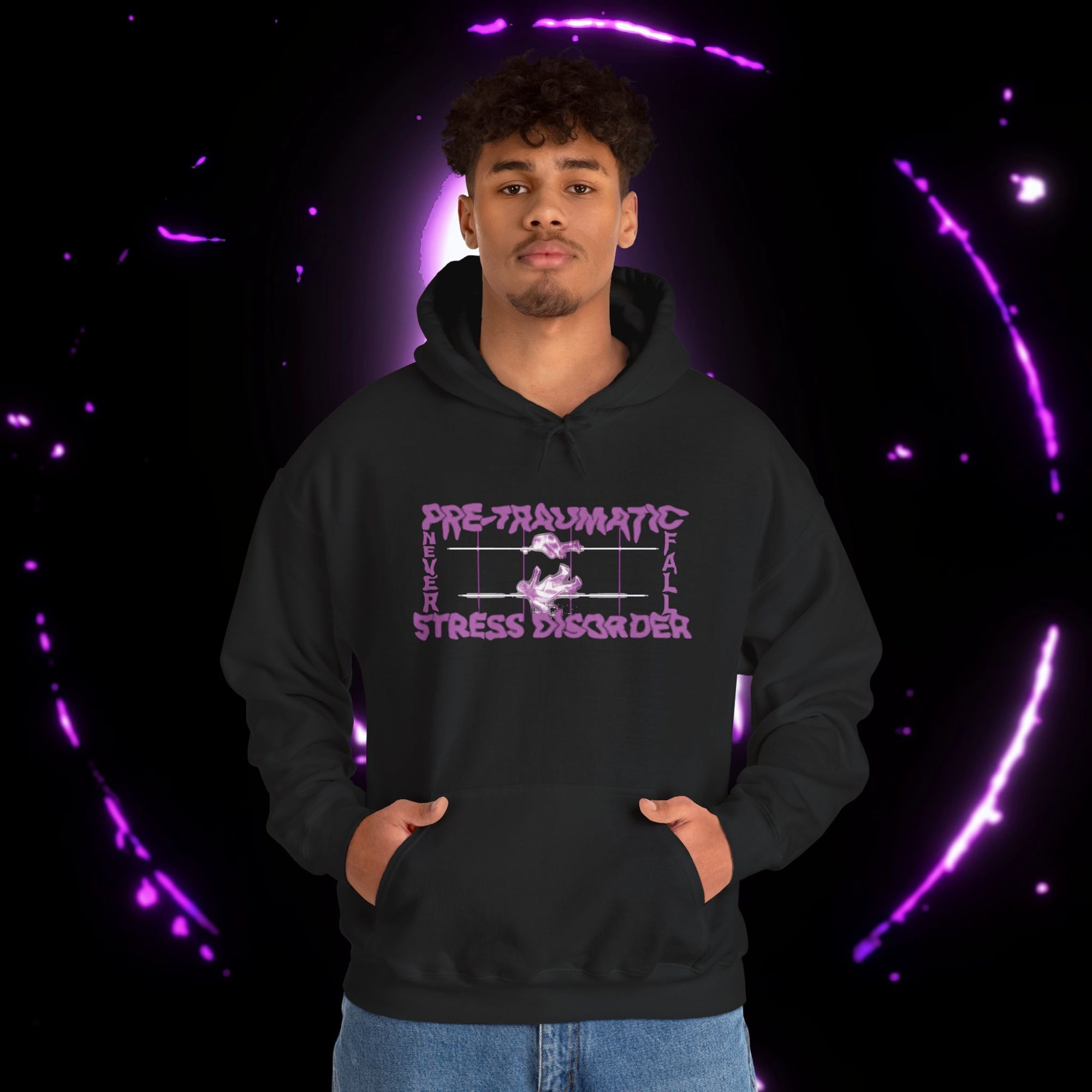 "Never Fall For Her" EP Art Hoodie (Purple)