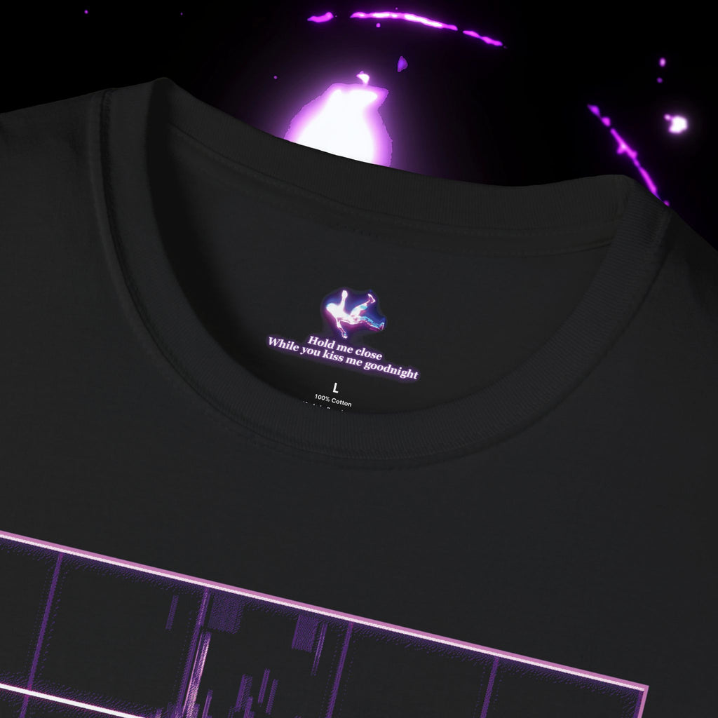 "Never Fall For Her” Brutalist T-Shirt (Purple)