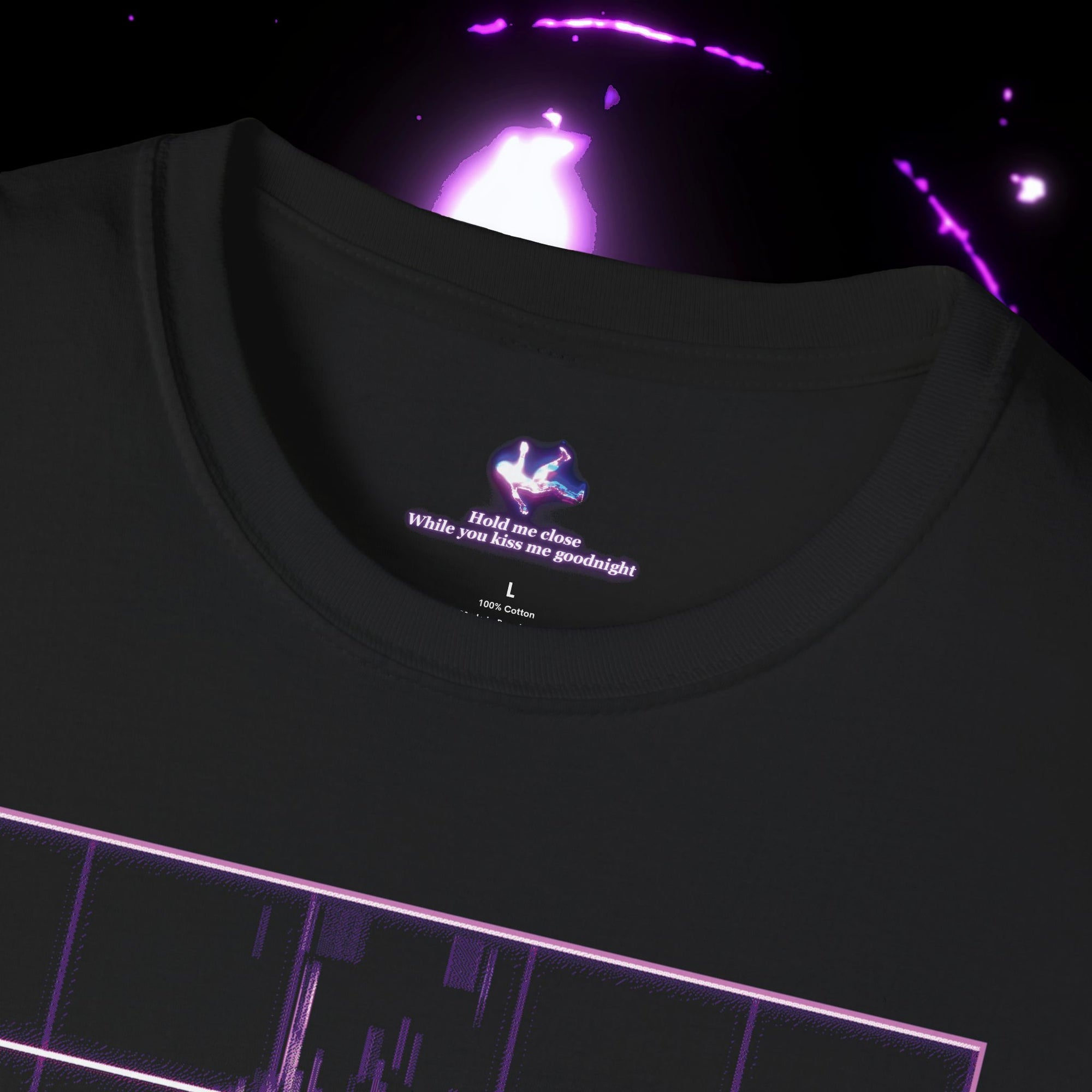 "Never Fall For Her” Brutalist T-Shirt (Purple)