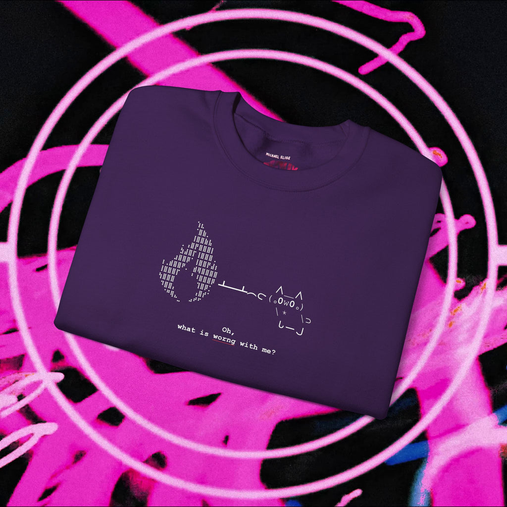 "Atrophy" ASCII Art Sweatshirt
