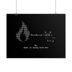 "Atrophy" ASCII Art Poster