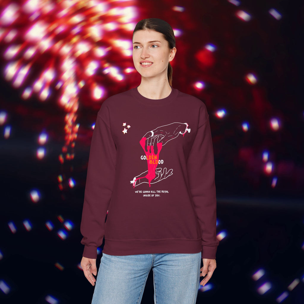 "Golden Blood" Severed Hands Sweater