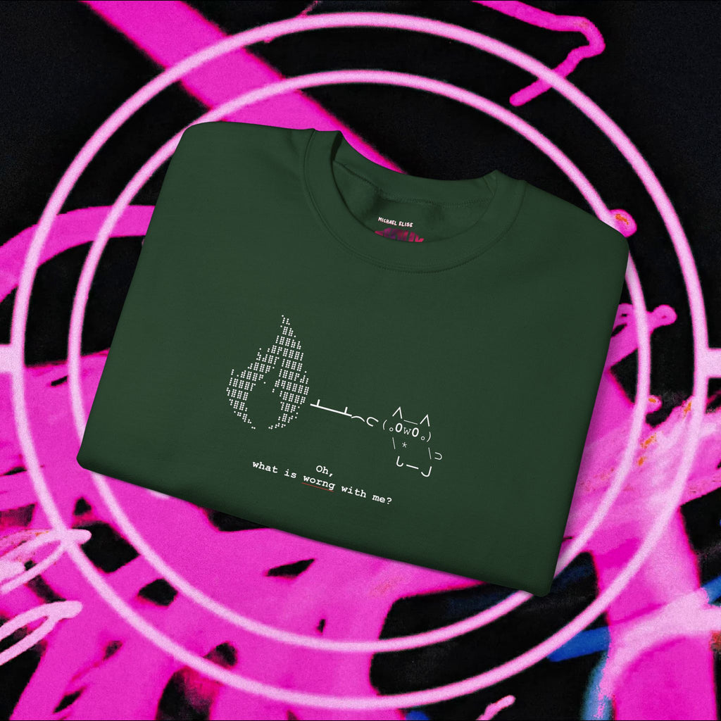 "Atrophy" ASCII Art Sweatshirt