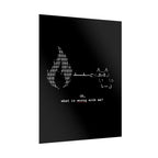 "Atrophy" ASCII Art Poster