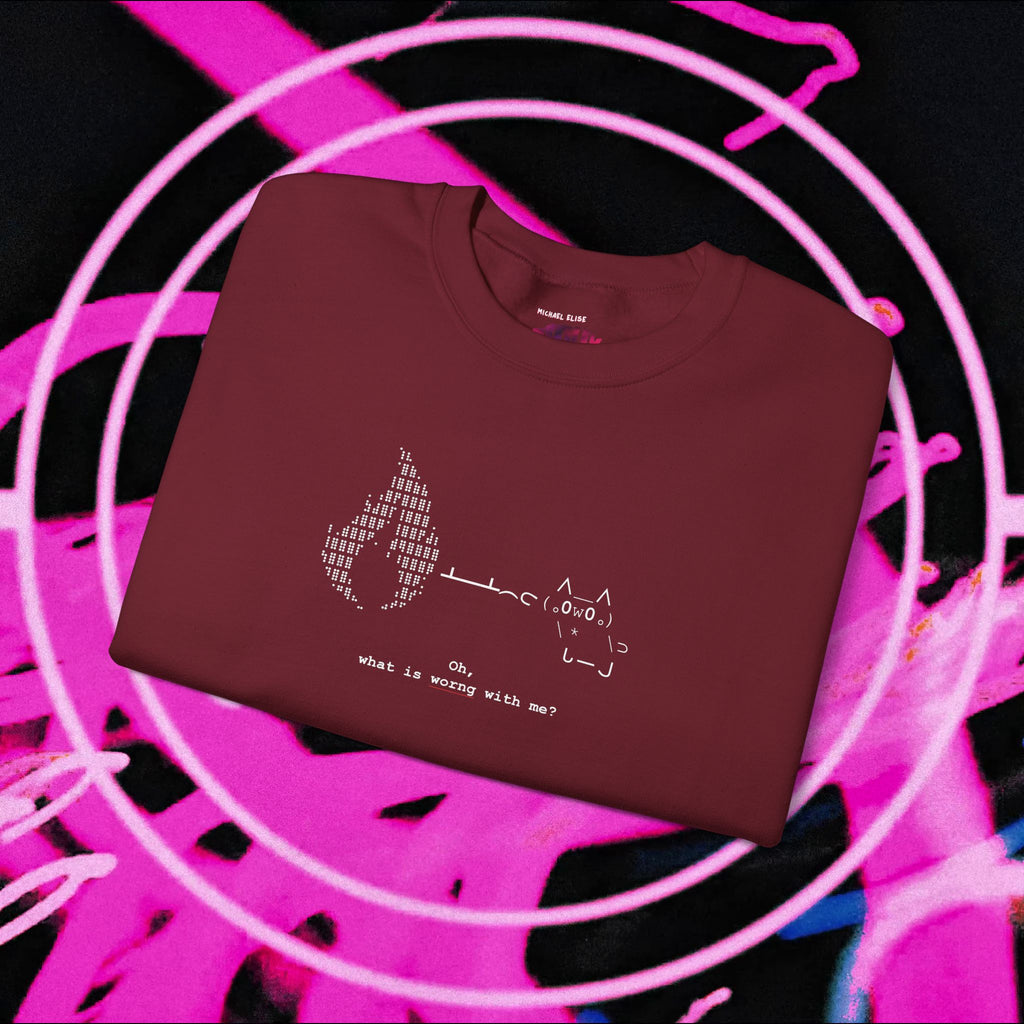 "Atrophy" ASCII Art Sweatshirt