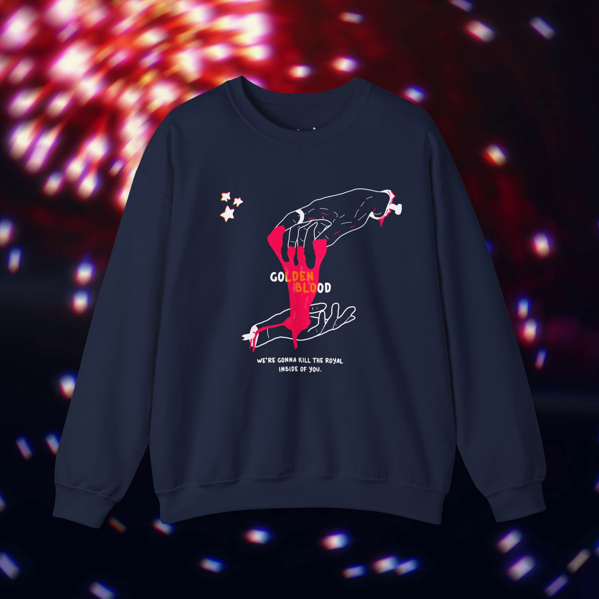 "Golden Blood" Severed Hands Sweater