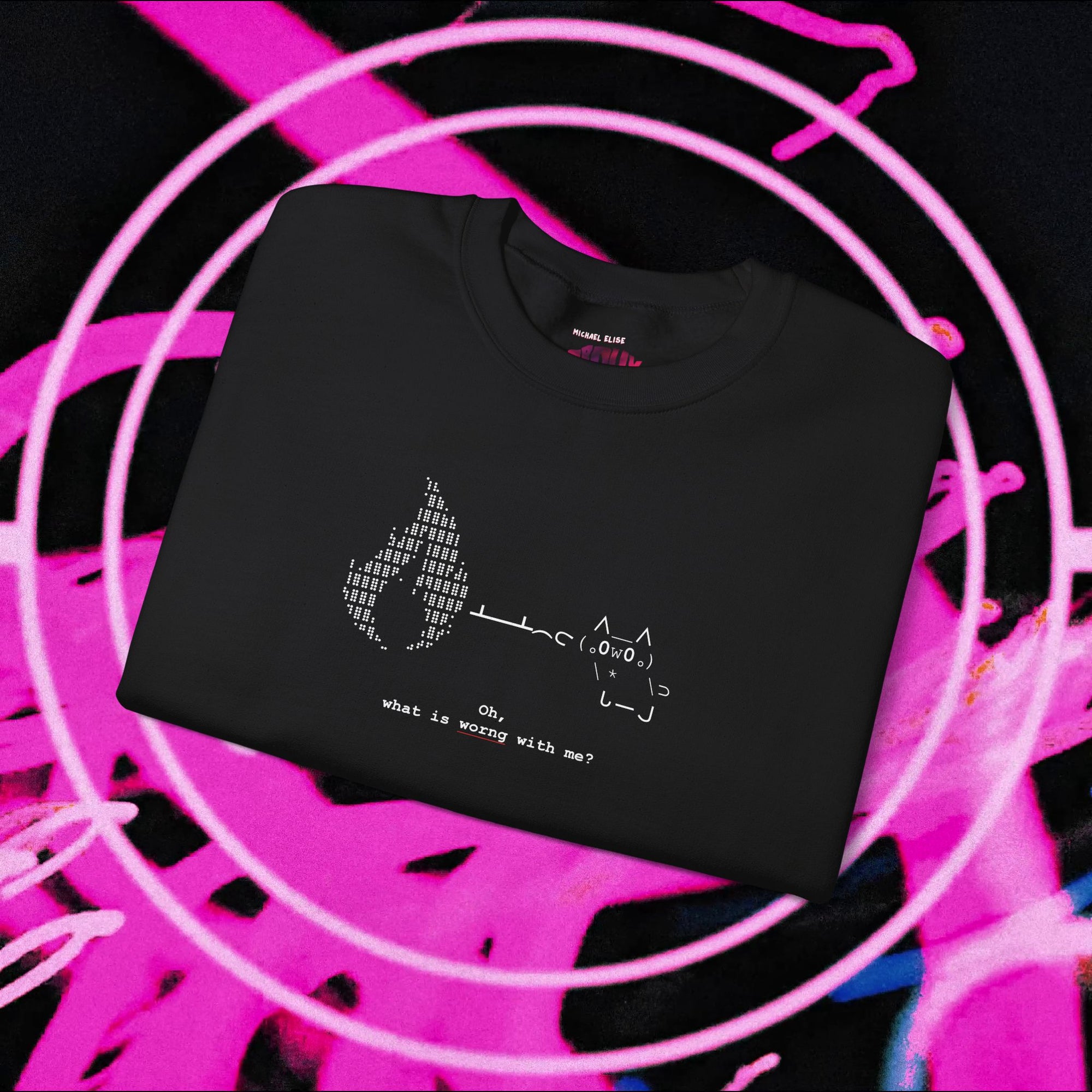 "Atrophy" ASCII Art Sweatshirt