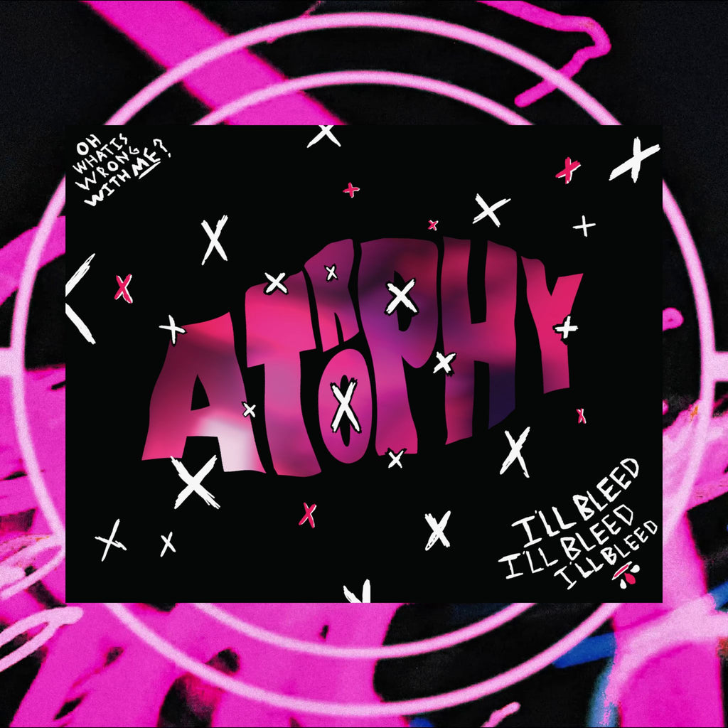 "Atrophy" X-Trophy Poster (Black)