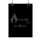 "Atrophy" ASCII Art Poster