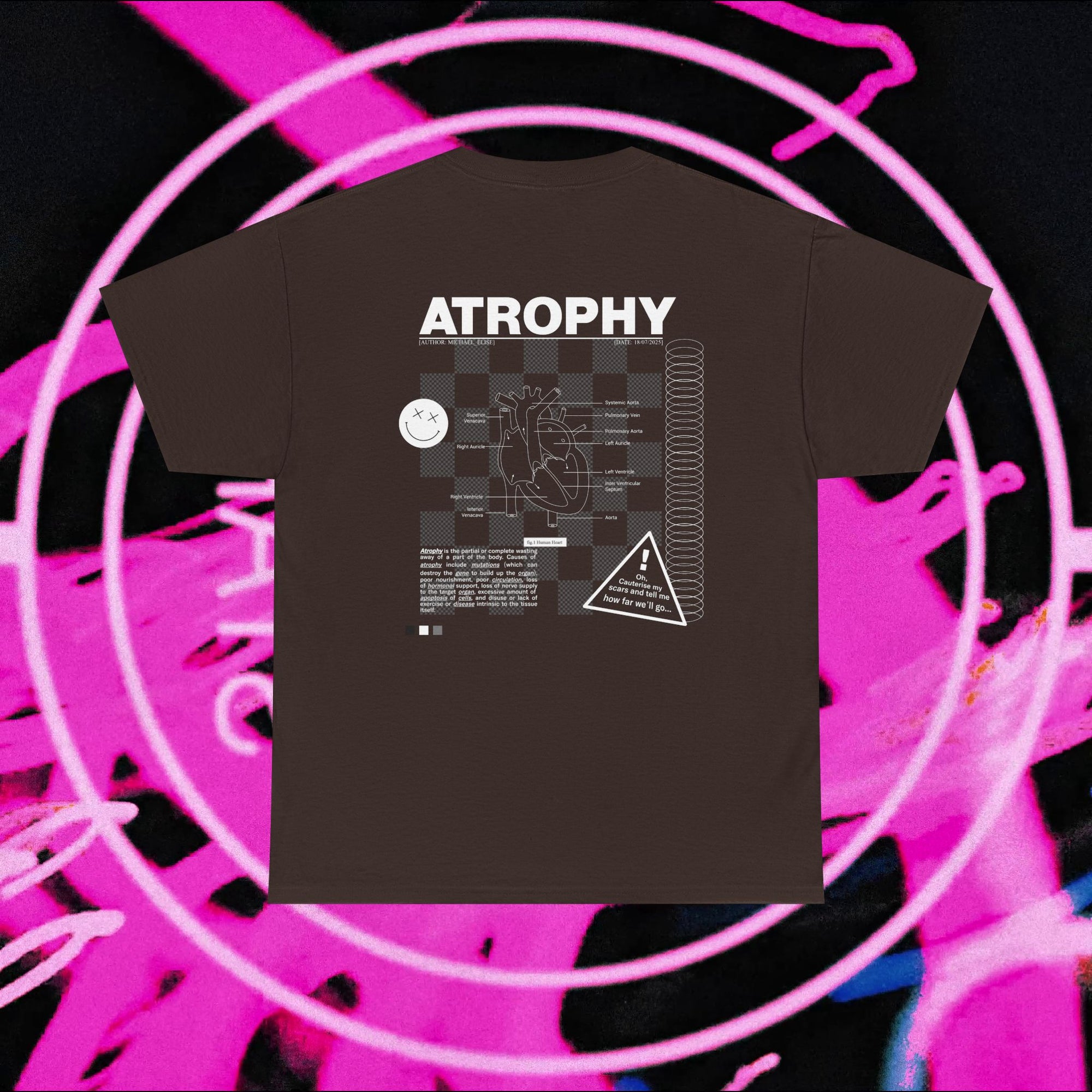 "Atrophy" Hypochondriac Brutalist T-Shirt (Dan's Version)
