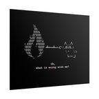 "Atrophy" ASCII Art Poster