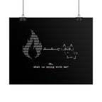 "Atrophy" ASCII Art Poster