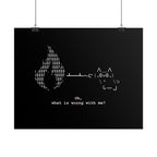 "Atrophy" ASCII Art Poster