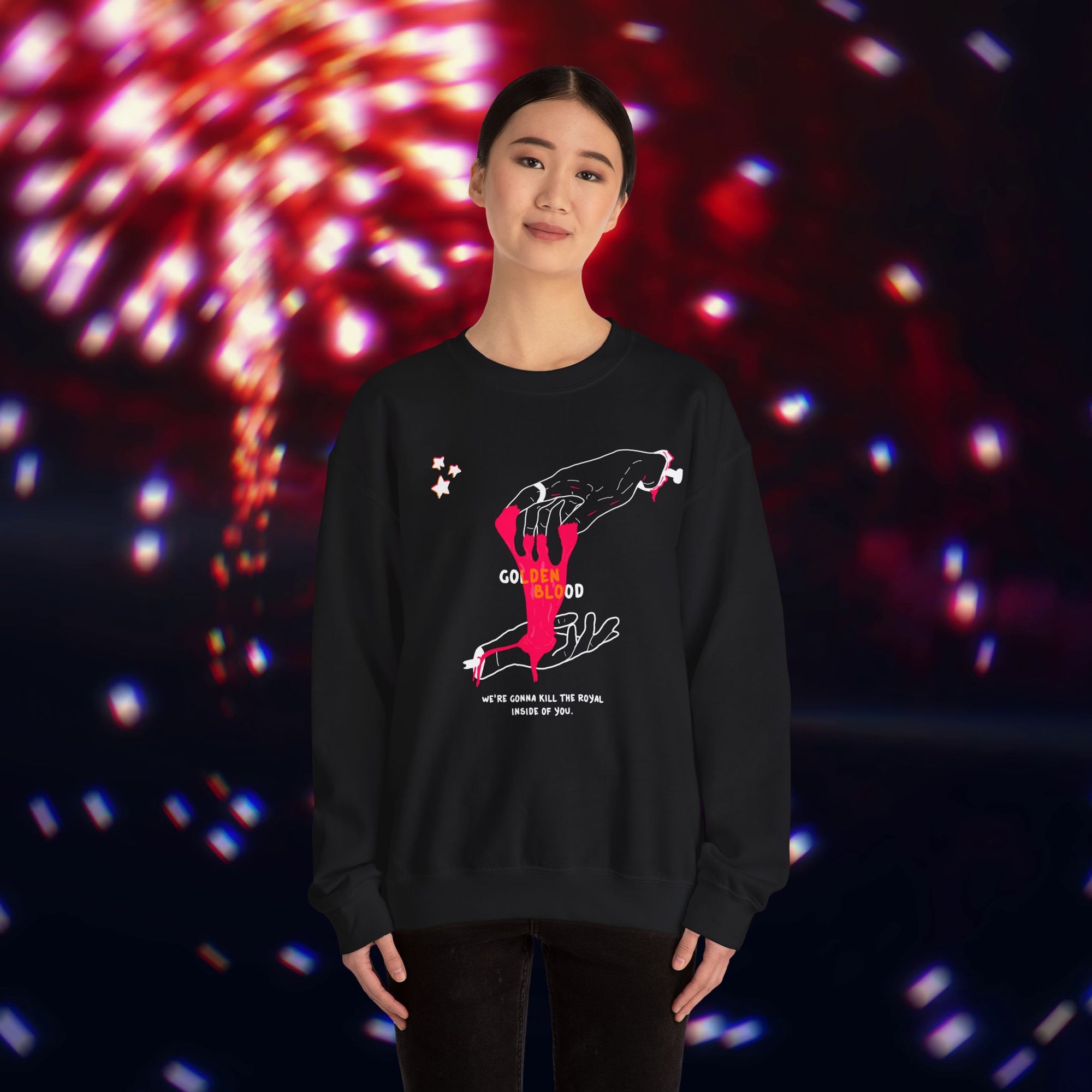"Golden Blood" Severed Hands Sweater