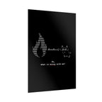 "Atrophy" ASCII Art Poster