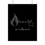 "Atrophy" ASCII Art Poster