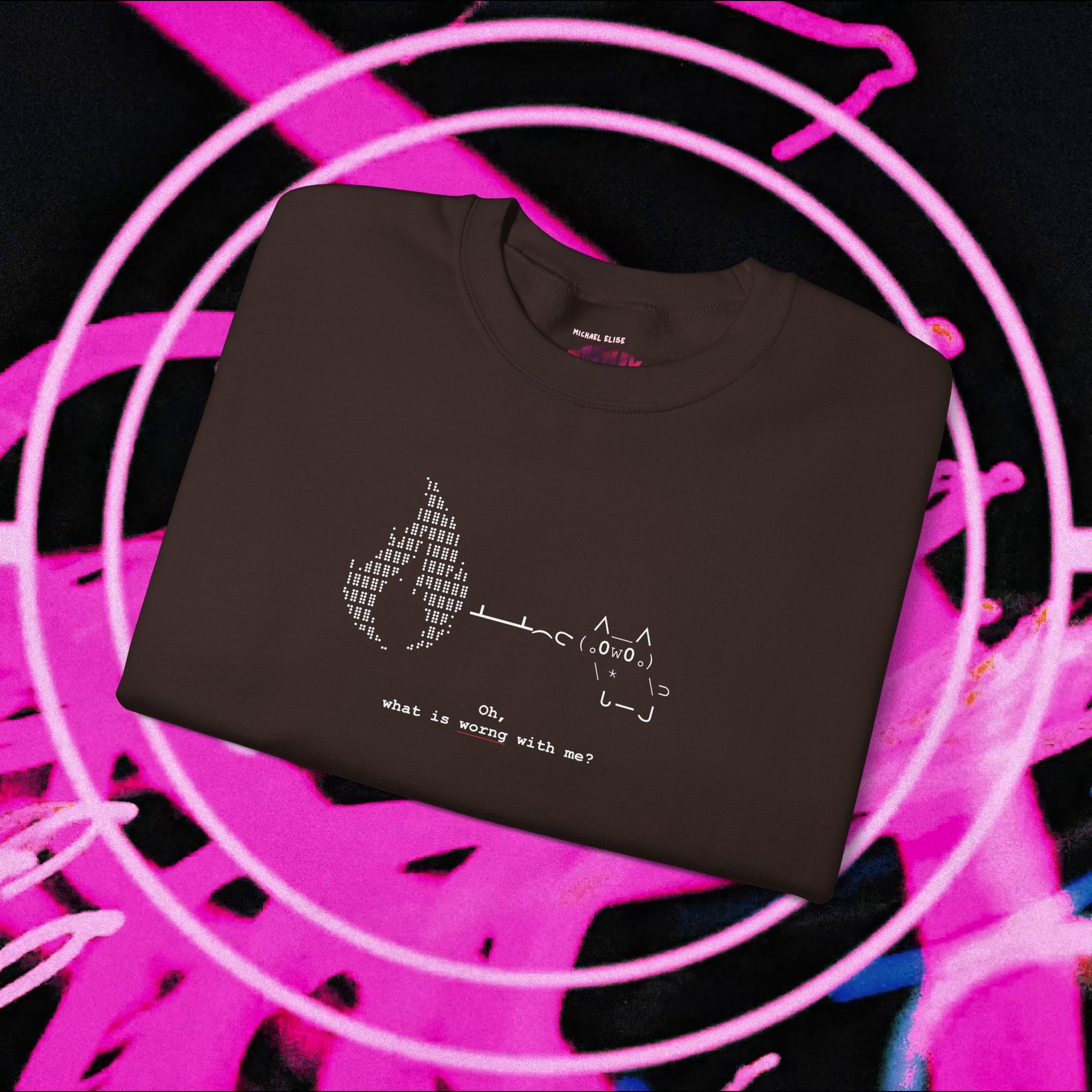 "Atrophy" ASCII Art Sweatshirt